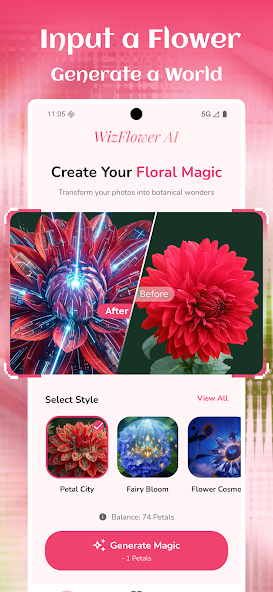 WizFlower screenshot 1